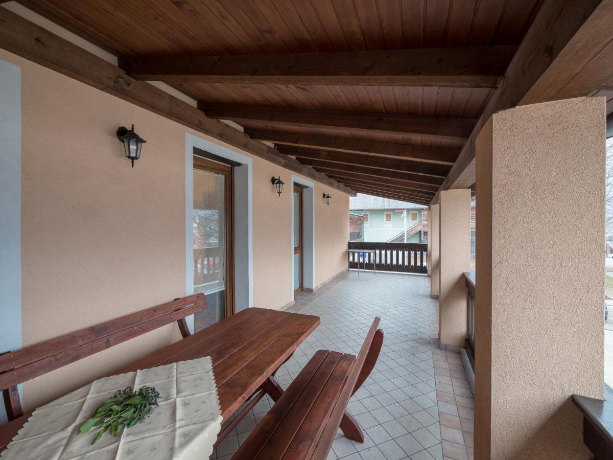 Vila Bovec Sunrise Apartment With Balcony Bagian luar foto